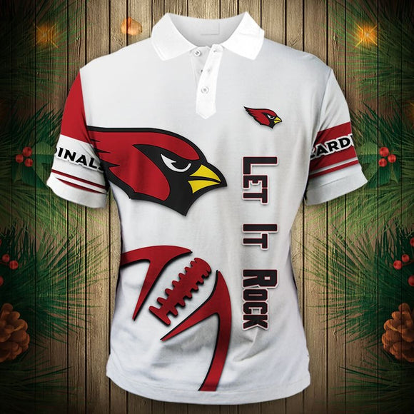 20% OFF Best Men’s White Arizona Cardinals Polo Shirt For Sale