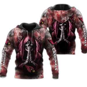 Up To 20% OFF Best Arizona Cardinals Skull Hoodies For Men Women