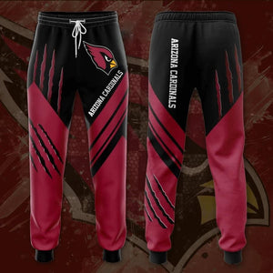 18% OFF Best Arizona Cardinals Sweatpants 3D Stripe - Limited Time Offer