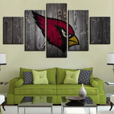 Up to 30% OFF Arizona Cardinals Wall Art Wooden Canvas Print