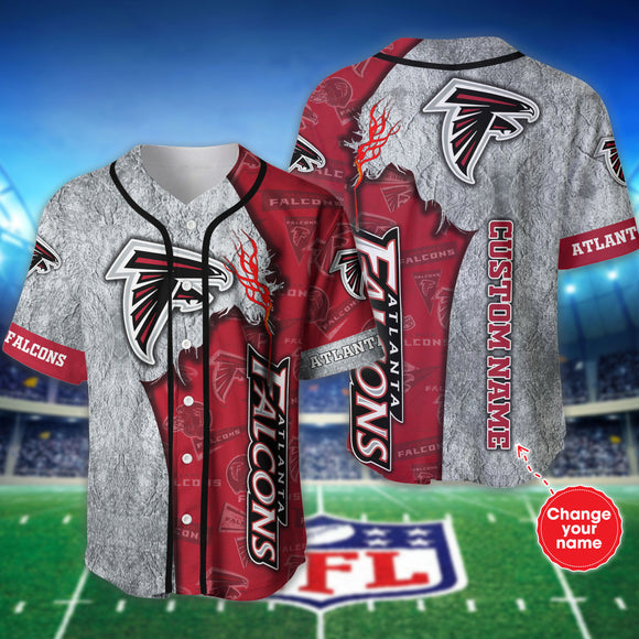 20% OFF Best Atlanta Falcons Baseball Jersey Shirt Custom Name