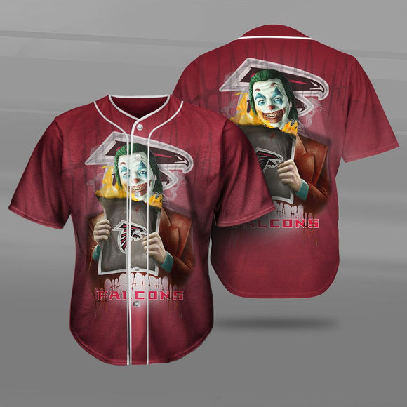 UP To 20% OFF Best Atlanta Falcons Baseball Jersey Shirt Joker Graphic