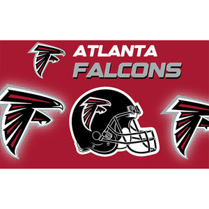 25% OFF Atlanta Falcons Flag 3x5 Helmet Design Banner - Only Today