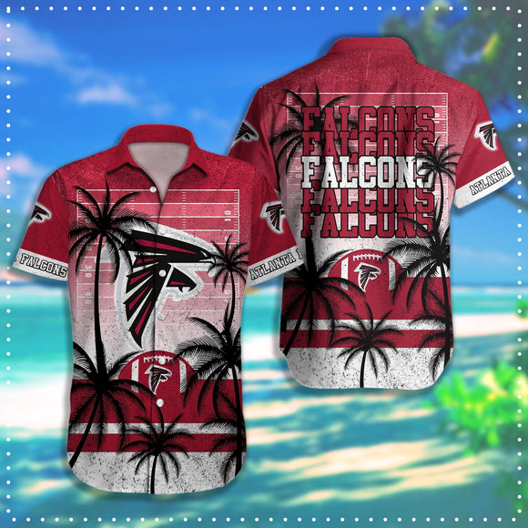 15% SALE OFF Atlanta Falcons Hawaiian Shirt Coconut Tree & Ball