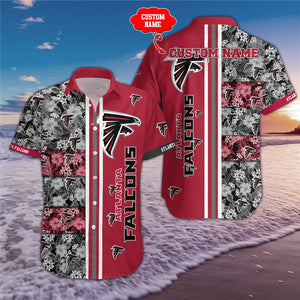 15% SALE OFF Atlanta Falcons Hawaiian Shirt Custom Name