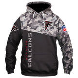 20% OFF Atlanta Falcons Military Hoodie 3D- Limited Time Sale