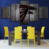 Up to 30% OFF Atlanta Falcons Wall Art Wooden Canvas Print