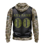 20% OFF Atlanta Falcons Zipper Camo Hoodies Custom Name Number