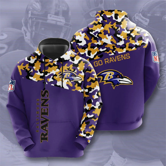 20% OFF Baltimore Ravens Army Hoodie 3D- Limited Time Sale