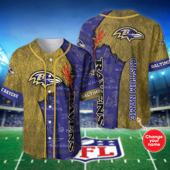 20% OFF Best Baltimore Ravens Baseball Jersey Shirt Custom Name