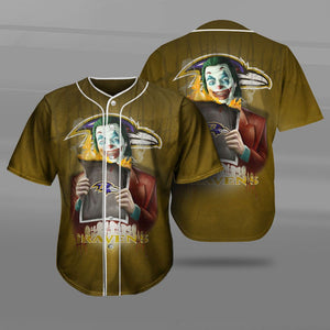 UP To 20% OFF Best Baltimore Ravens Baseball Jersey Shirt Joker Graphic