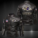 30% OFF Baltimore Ravens Faux Leather Varsity Jacket - Hurry! Offer ends soon