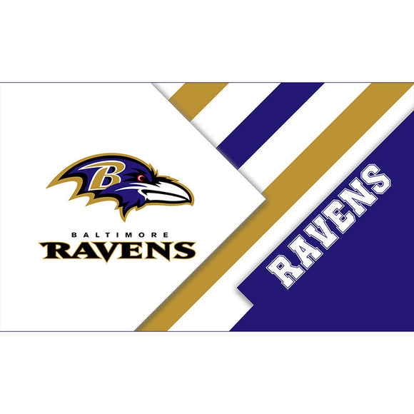 Up To 25% OFF Baltimore Ravens Flag 3x5 Diagonal Stripes For Sale