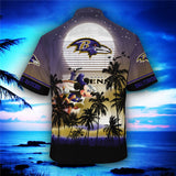 18% OFF Cheap Baltimore Ravens Hawaiian Shirt Hawaii Night Sky
