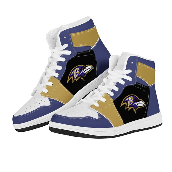 Up To 25% OFF Best Baltimore Ravens High Top Sneakers