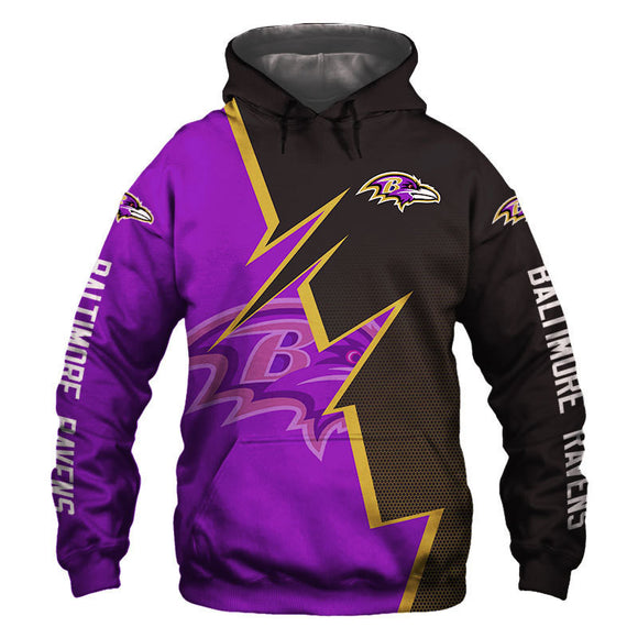 20% OFF Baltimore Ravens Hoodie Zigzag - Hurry up! Sale Ends in