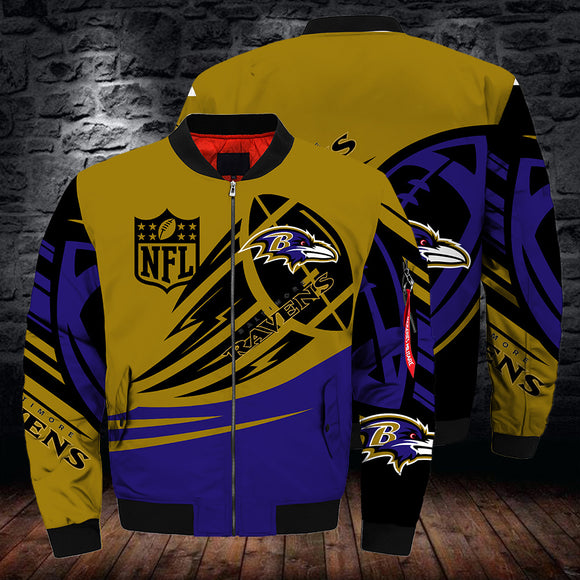 17% OFF Hot Baltimore Ravens Jacket Mens Ultra-balls Graphic