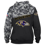 20% OFF Baltimore Ravens Military Hoodie 3D- Limited Time Sale