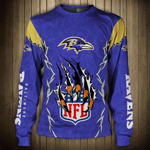 20% OFF Best Best Baltimore Ravens Sweatshirts Claw On Sale