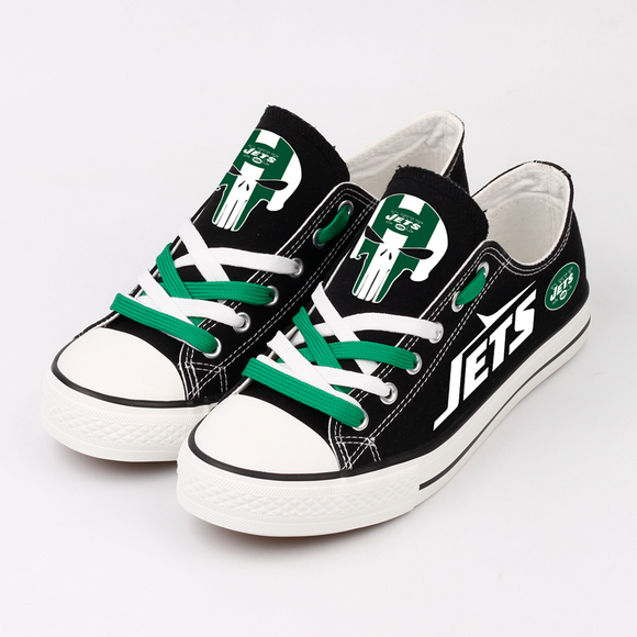 Best Cheap Black New York Jets Shoes Punisher