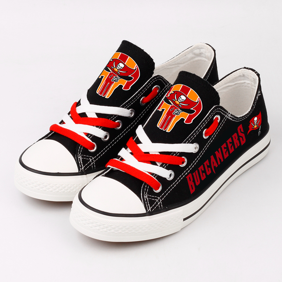 Best Cheap Black Tampa Bay Buccaneers Shoes Punisher
