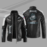 Block Philadelphia Eagles Leather Jacket Footballfan365