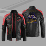 Buy Block Baltimore Ravens Leather Jacket - Get 25% OFF Now