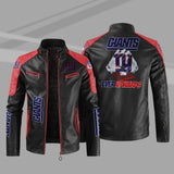 Buy Block New York Giants Leather Jacket - Get 25% OFF Now