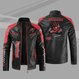 Buy Block Tampa Bay Buccaneers Leather Jacket - Get 25% OFF Now