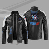 Buy Block Tennessee Titans Leather Jacket - Get 25% OFF Now