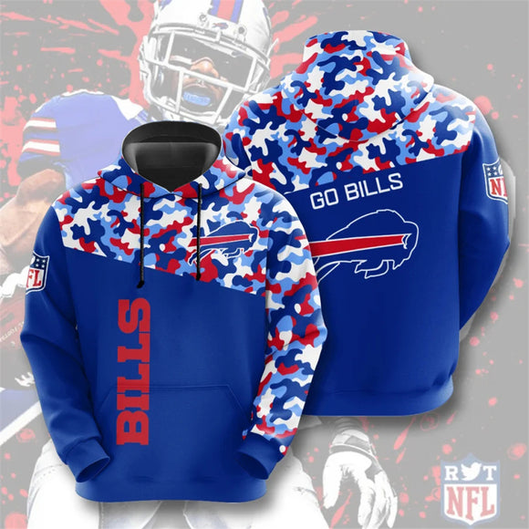 20% OFF Buffalo Bills Army Hoodie 3D- Limited Time Sale