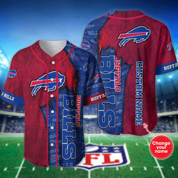 20% OFF Best Buffalo Bills Baseball Jersey Shirt Custom Name