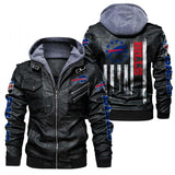 30% OFF Buffalo Bills Faux Leather Jacket - Limited Time Offer