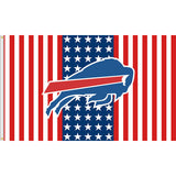 25% OFF Buffalo Bills Flag 3x5 With Star and Stripes White & Red