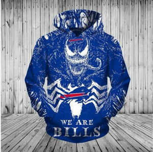 20% OFF Hot Sale Buffalo Bills Hoodie – Venom Hoodie Halloween.