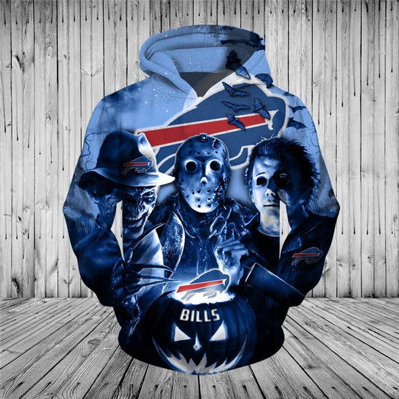 Buy Buffalo Bills Hoodies Halloween Horror Night 20% OFF Now