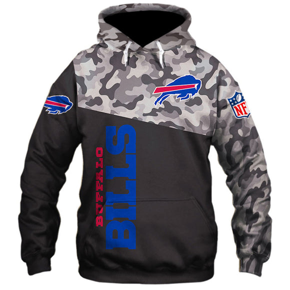 20% OFF Buffalo Bills Military Hoodie 3D- Limited Time Sale