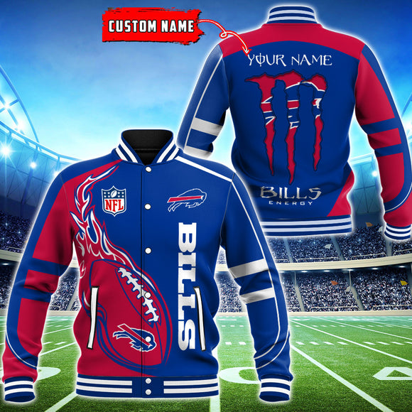 19% OFF Buffalo Bills Varsity Jackets Monster Energy Custom Name