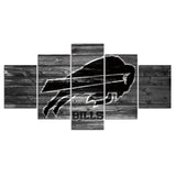 30% OFF Buffalo Bills Wall Decor Wooden No 2 Canvas Print