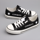 Canvas Dallas Cowboys Shoes Mens T-D722H Footballfan365