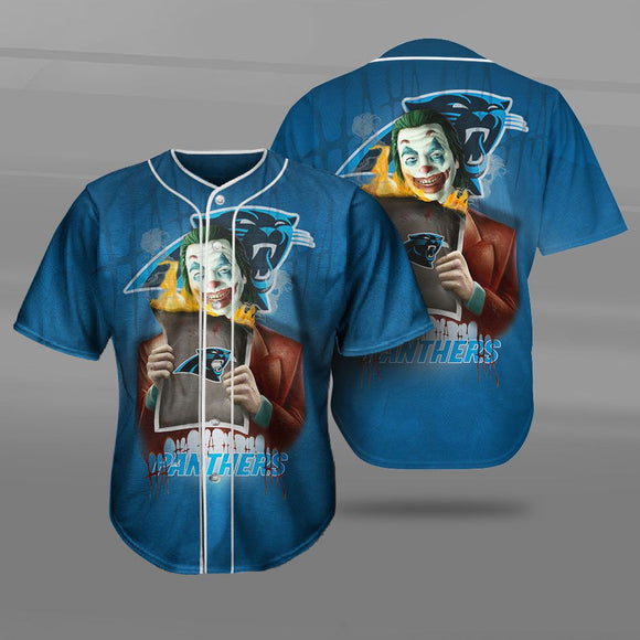 UP To 20% OFF Best Carolina Panthers Baseball Jersey Shirt Joker Graphic