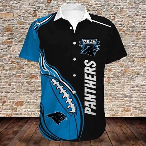15% OFF Men’s Carolina Panthers Button Down Shirt For Sale
