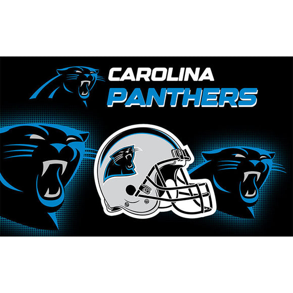 25% OFF Carolina Panthers Flag 3x5 Helmet Design Banner - Only Today