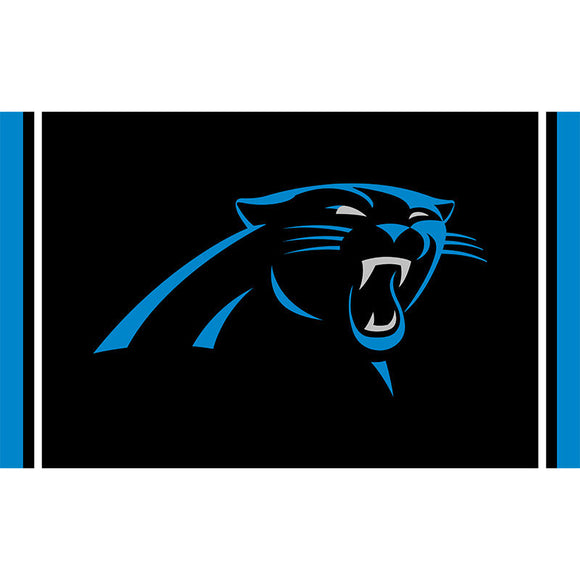 UP TO 25% OFF Carolina Panthers Flags 3x5 Logo Two Strip - Only Today