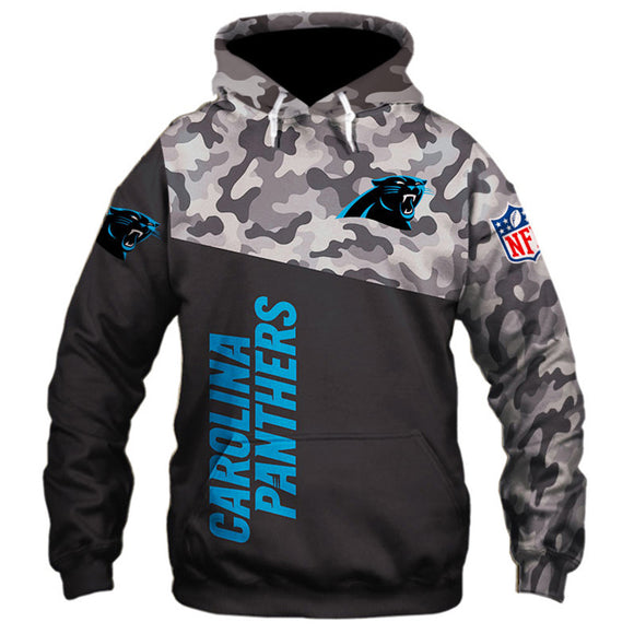 20% OFF Carolina Panthers Military Hoodie 3D- Limited Time Sale
