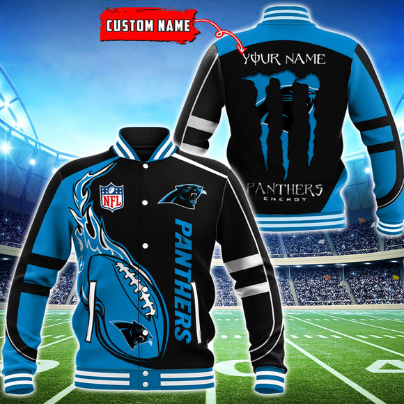 19% OFF Carolina Panthers Varsity Jackets Monster Energy Custom Name