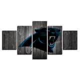 Up to 30% OFF Carolina Panthers Wall Art Wooden Canvas Print