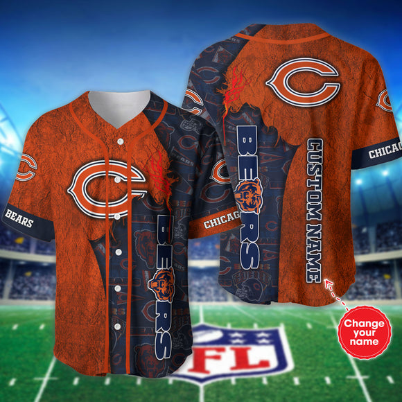 20% OFF Best Chicago Bears Baseball Jersey Shirt Custom Name