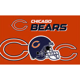 25% OFF Chicago Bears Flag 3x5 Helmet Design Banner - Only Today