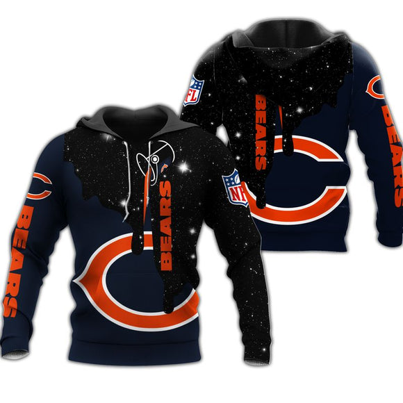 20% OFF Best Cheap Chicago Bears Hoodies Galaxy - Limited Time Sale